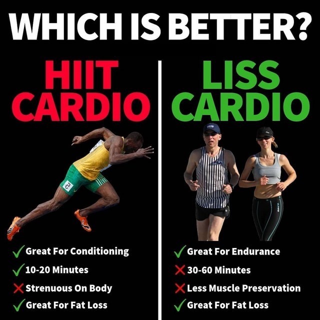 Phân biệt các bài tập Cardio giảm mỡ bụng HIIT và LISS