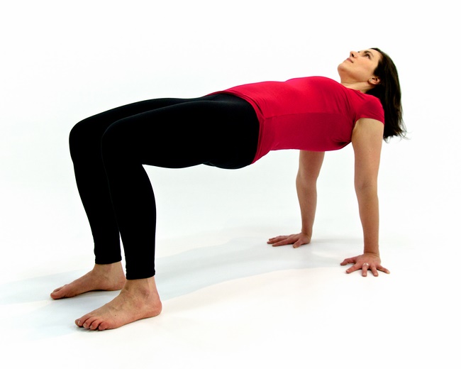 Tư thế chống đẩy ngược - Upward Plank Pose