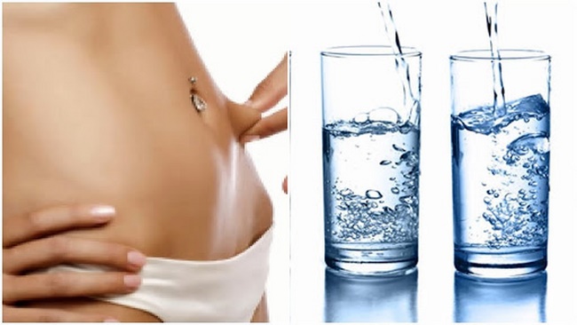 Uống nước lọc giảm mỡ bụng 