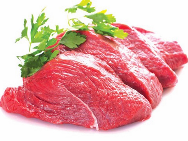 Ăn thịt bò giảm béo mặt hiệu quả 