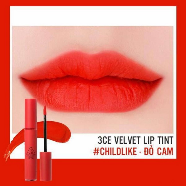 Son kem 3CE Velvet Lip Tint 