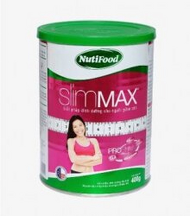 Sữa giảm cân Nutifood Slimmax hạn chế hấp thụ dinh dưỡng thức ăn 