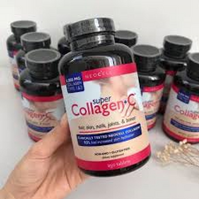 Thuốc uống làm đẹp da chống lão hóa Super Collagen C 250 viên Neocell USA