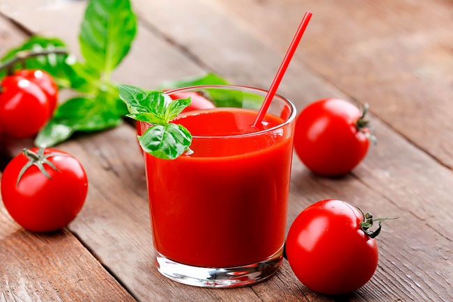 Ưu điểm khi uống nước ép cà chua 