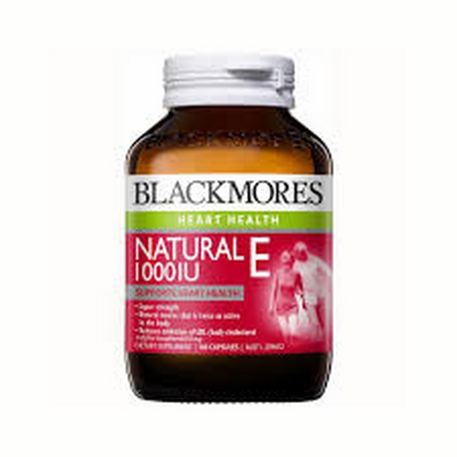 Viên uống Blackmores Natural Vitamin E 1000 IU