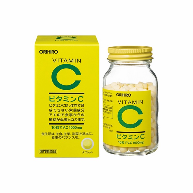 Viên uống bổ sung Vitamin C Orihiro 1000mg làm đẹp da chống lão hóa 