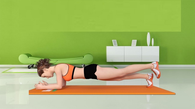 Bài tập Plank 1 chân tựa giảm mỡ bụng hiệu quả 