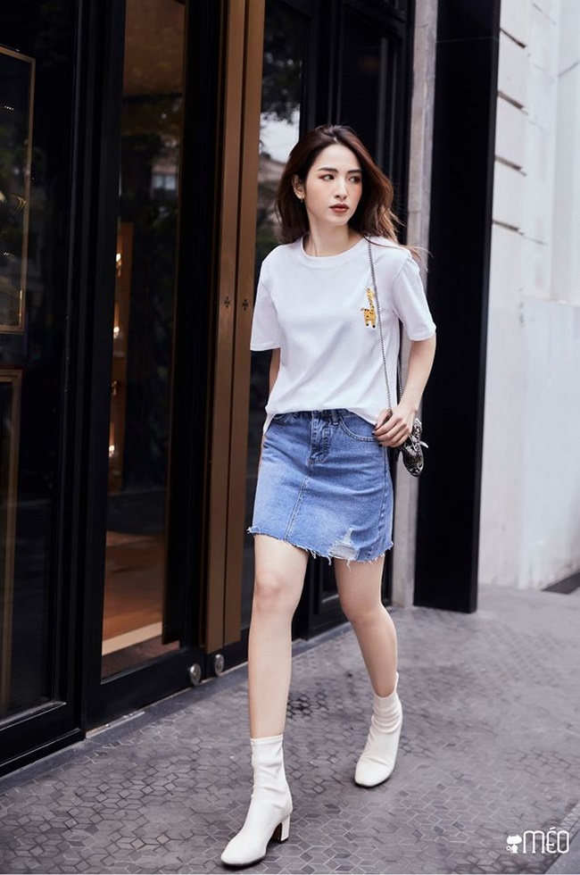 Méo shop - Địa chỉ bán chân váy Jean đẹp tại Hà Nội yêu thích với phong cách khỏe khoắn, hiện đại 
