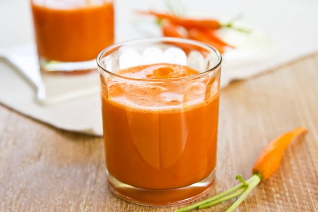 Sinh tố cà rốt giảm cân 