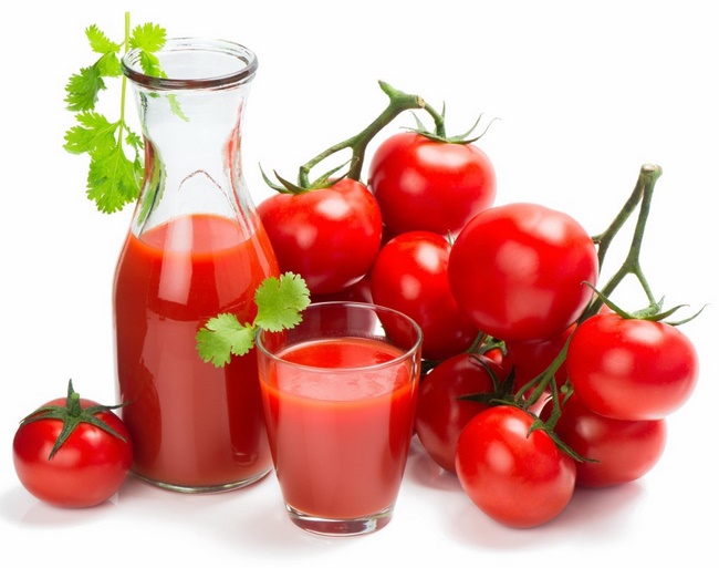 Uống nước ép cà chua giảm cân