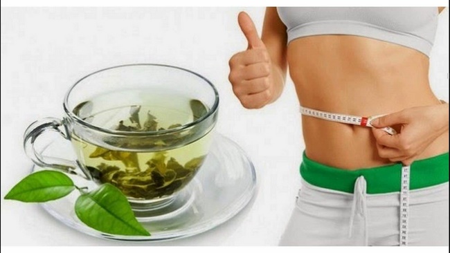 Uống trà xanh giảm cân 