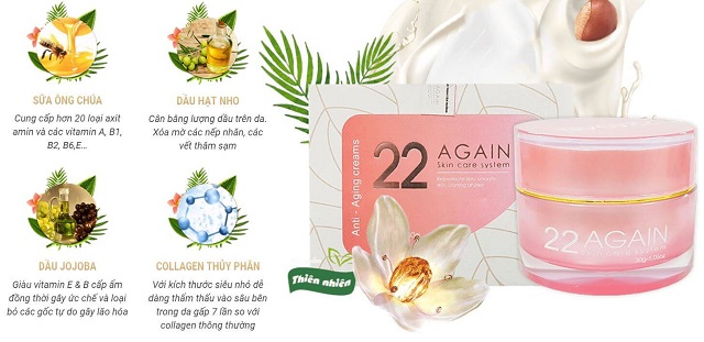 Kem chống lão hoá 22 again 
