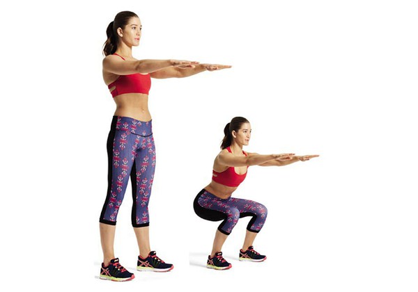 Bài tập nhảy bật cao kết hợp squat giúp giảm mỡ toàn thân hiệu quả 