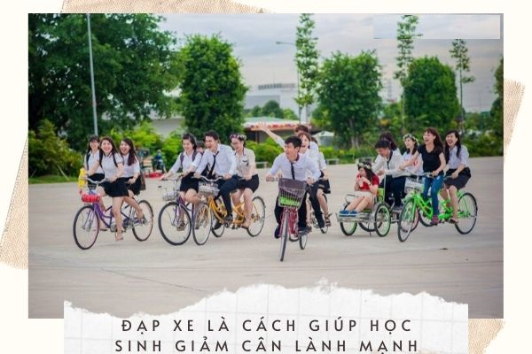 Đạp xe giảm mỡ toàn thân cho học sinh lớp 8 hiệu quả 