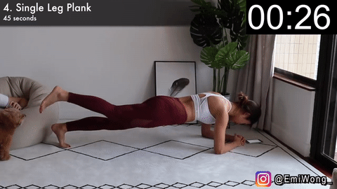 bài tập plank emi wong