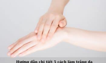 cách làm trắng da tay tại nhà