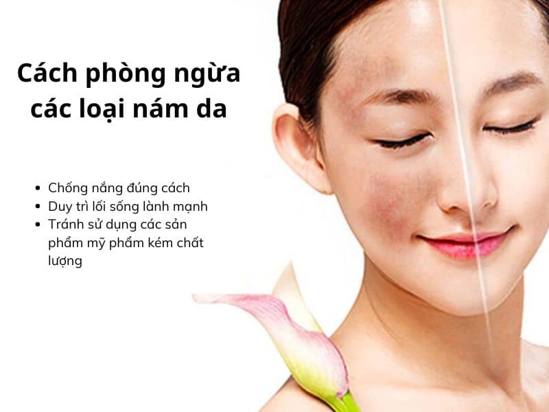 phòng ngừa các loại nám da như thế nào