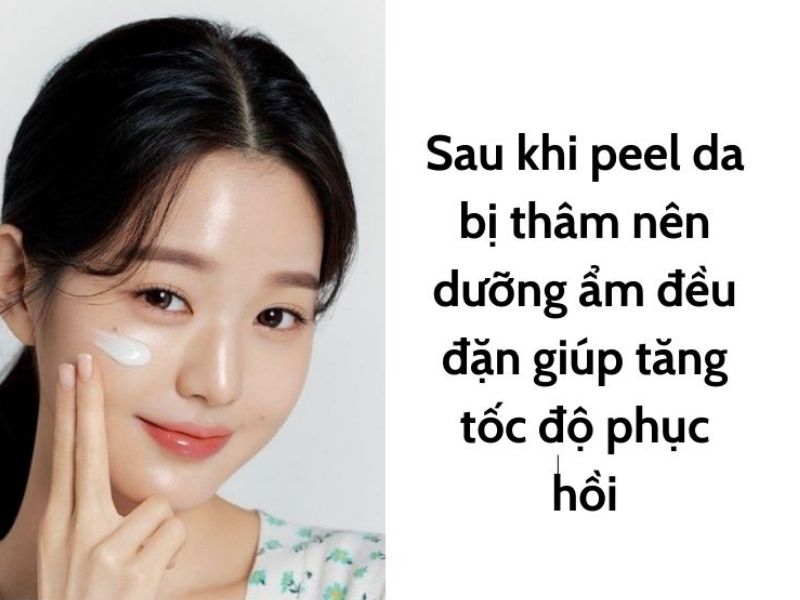 cách xử lý tình trạng peel da bị thâm